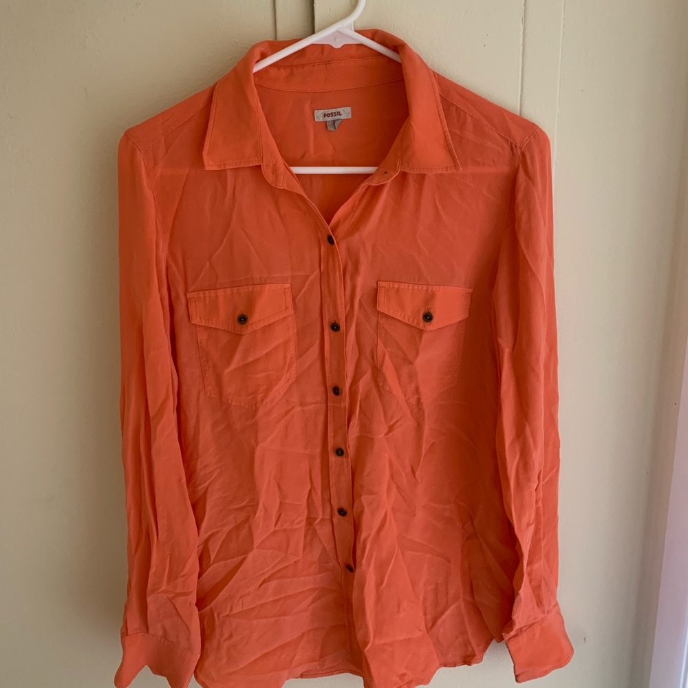 Fossil 100%silk Shirt